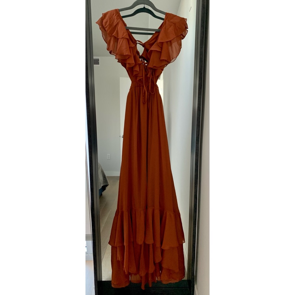 Ruffle Maxi Dress